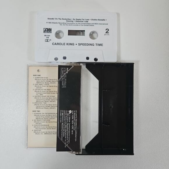 Carole King Speeding Time 1983 Cassette Tape - Picture 3 of 4